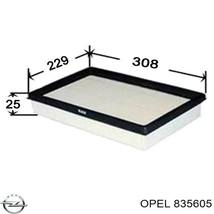 Елемент повітряного фільтра Opel 835605 ціна, від 4.12 USD