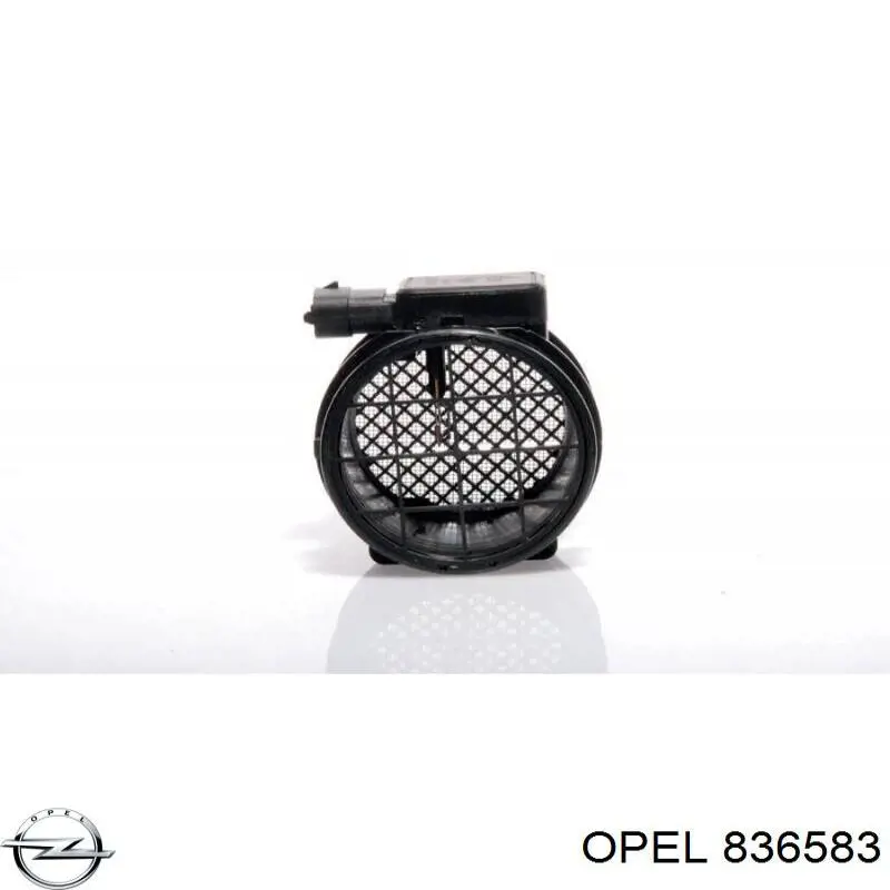 836583 Opel датчик потоку (витрати повітря, витратомір MAF - (Mass Airflow))
