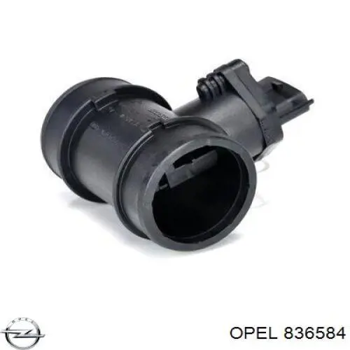 836584 Opel датчик потоку (витрати повітря, витратомір MAF - (Mass Airflow))