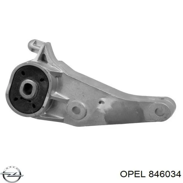 846034 Opel кронштейн подушки (опори двигуна, задньої)