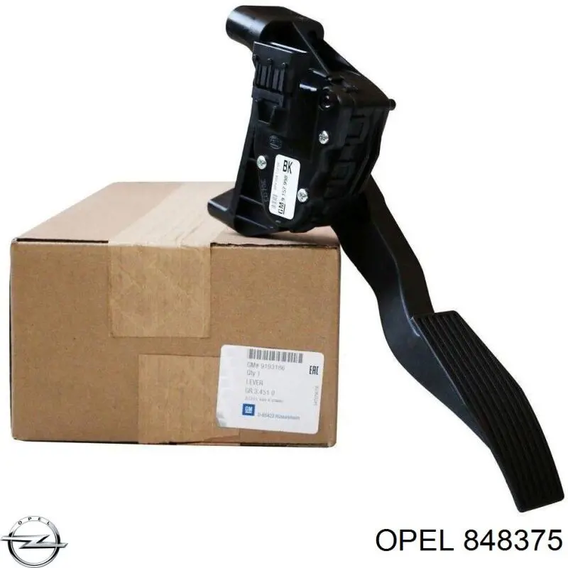 Підаль газу Opel 848375 ціна, від 25.90 USD