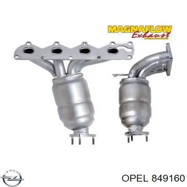 849160 Opel Каталітичний нейтралізатор відпрацьованих газів