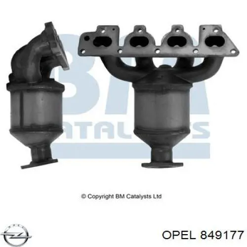 Каталізатор 24412000 Opel
