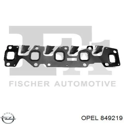 849219 Opel прокладка випускного колектора