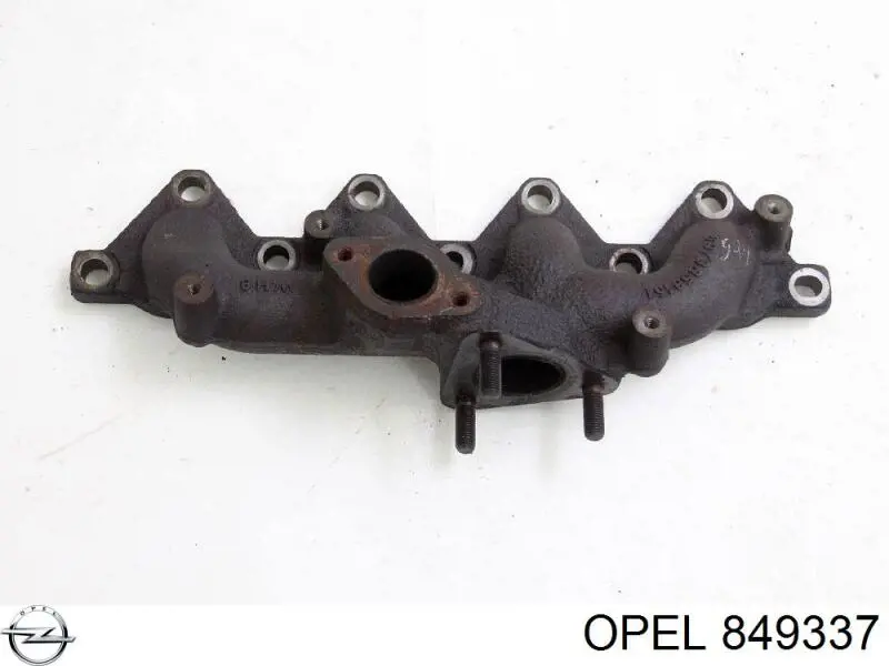Газопроводи (колектор випускний) Opel 849337 ціна, від 192.54 USD