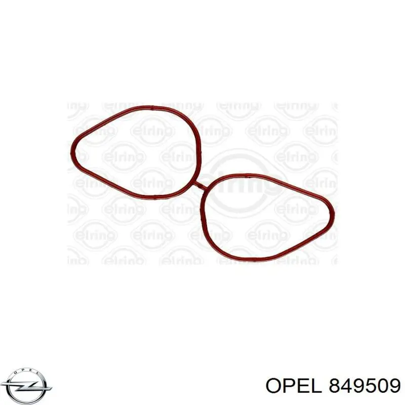 Прокладка впускного колектора, нижня Opel 849509 ціна, від 6.33 USD