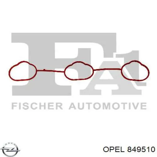 Купити 849510 Opel Прокладка впускного колектора, верхня