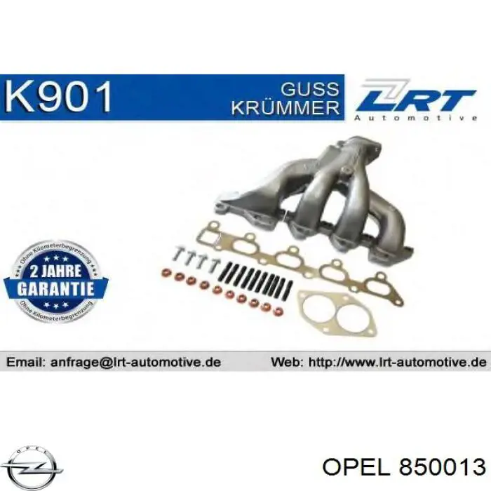 Купити 850013 Opel Випускний колектор
