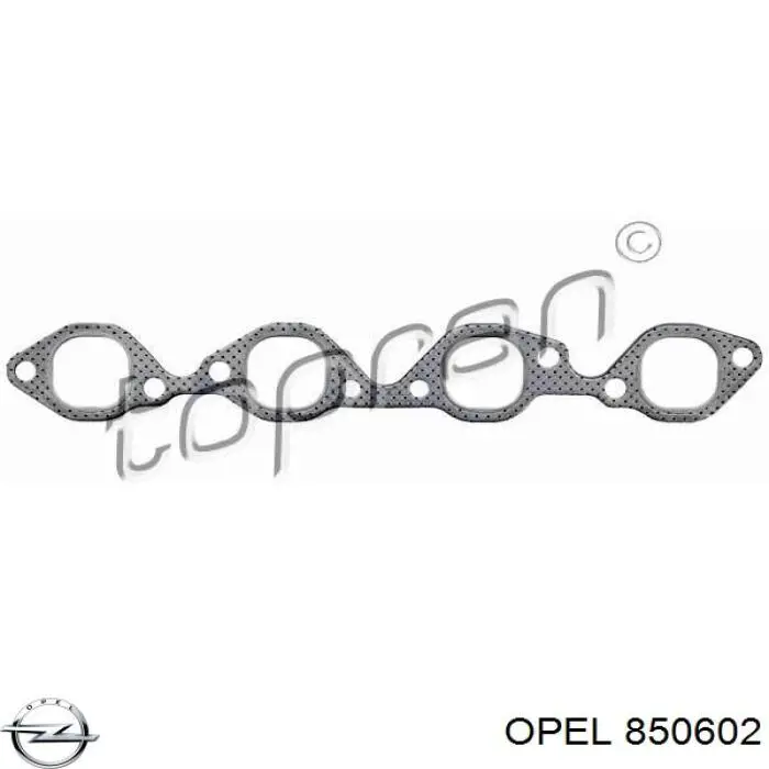 850602 Opel прокладка випускного колектора