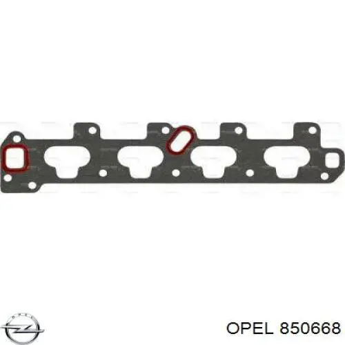 850668 Opel прокладка впускного колектора, нижня