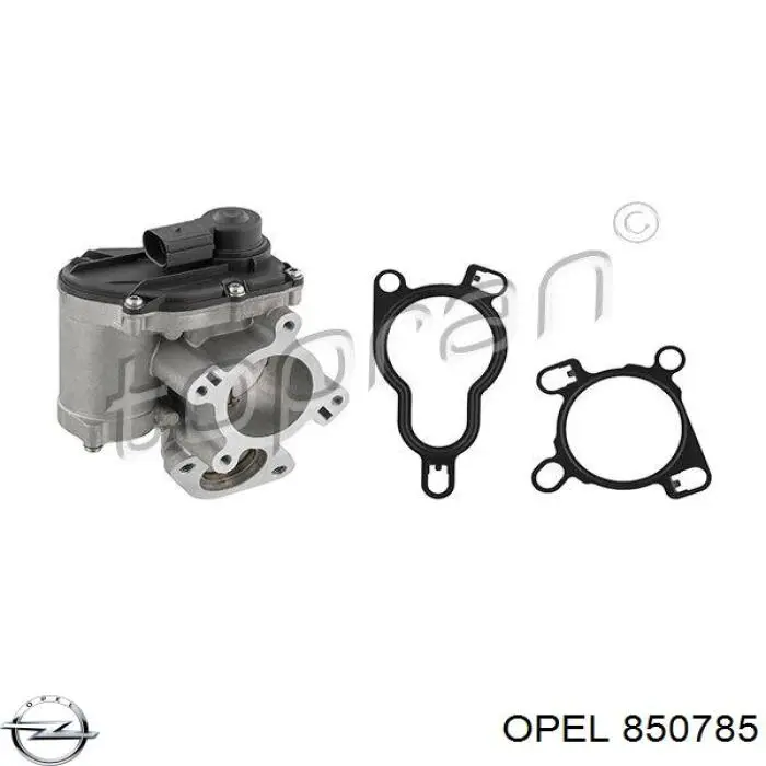 Клапан EGR Opel 850785 ціна, від 72.47 USD