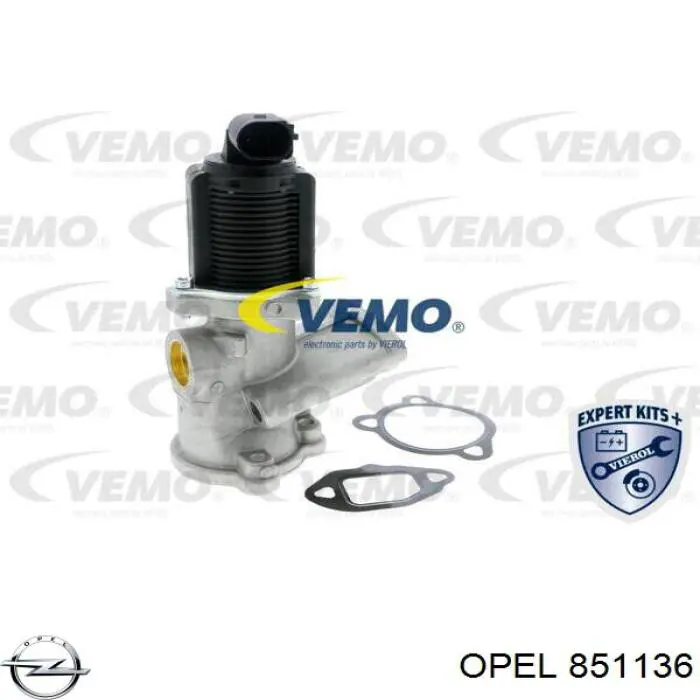 Купити 0851136 Opel Клапан перетворювач тиску наддуву (соленоїд)