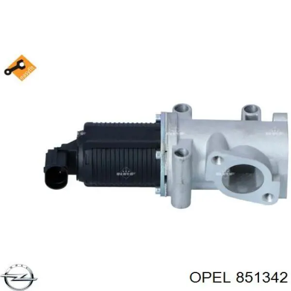 851342 Opel клапан egr, рециркуляції газів