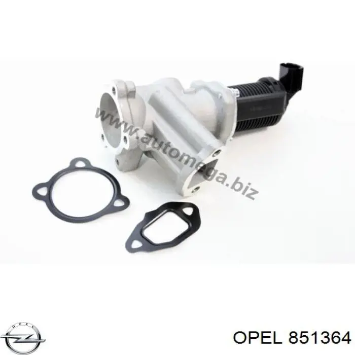 851364 Opel клапан egr, рециркуляції газів