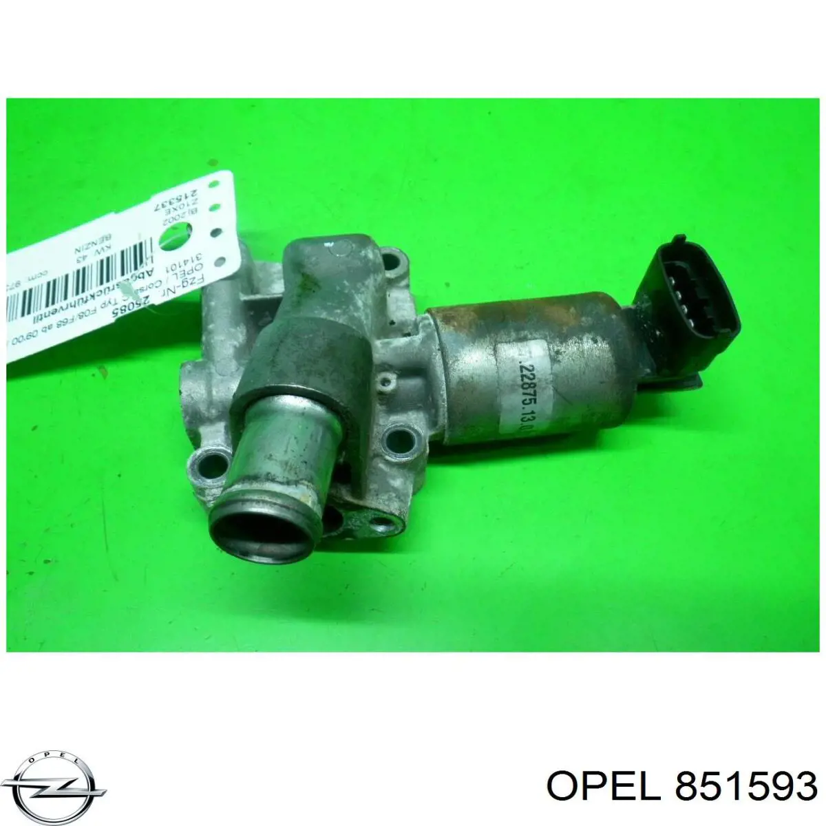 851593 Opel клапан egr, рециркуляції газів