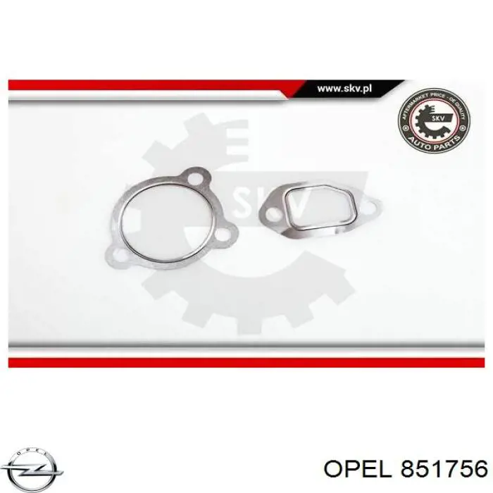 851756 Opel Клапан рециркуляції відпрацьованих газів EGR