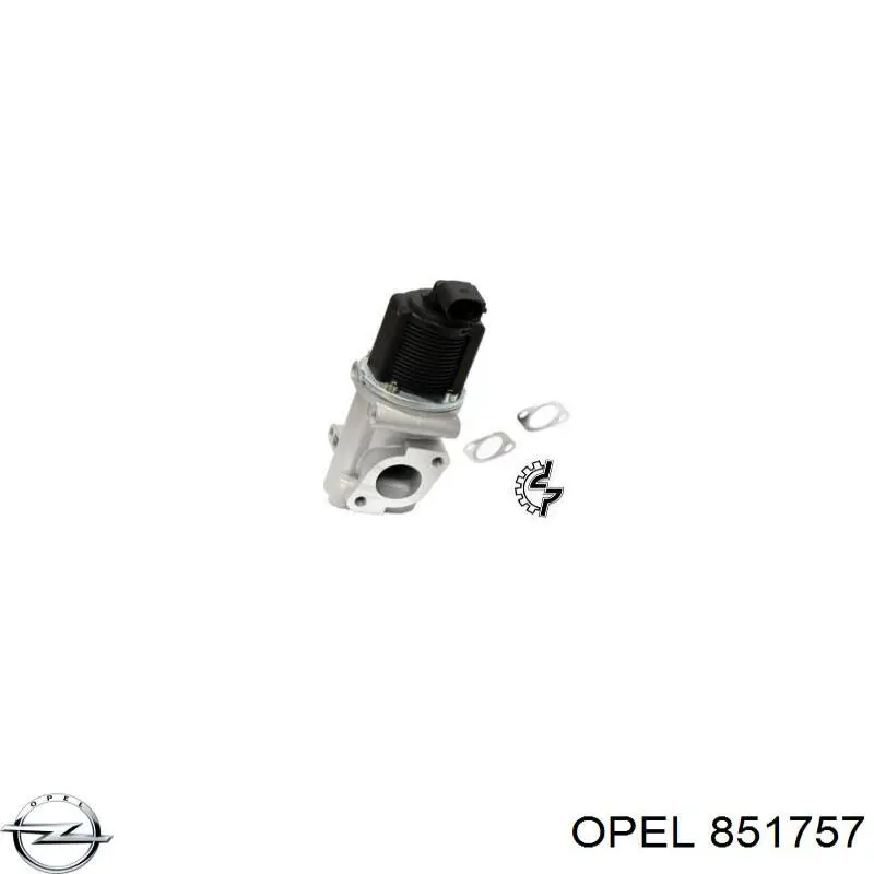 851757 Opel клапан egr, рециркуляції газів