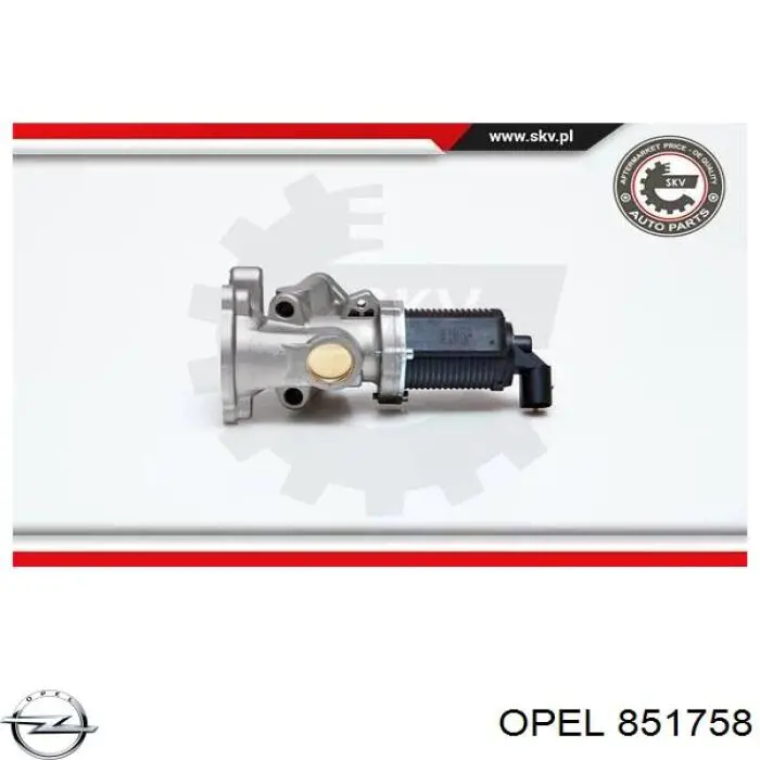 Клапан ЄГР 851758 Opel