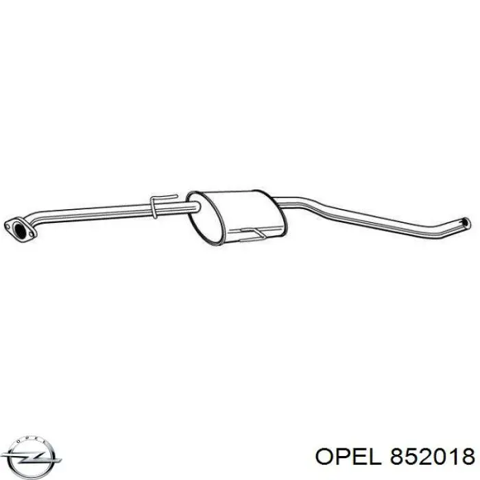 Купити 852018 Opel Вихлоп