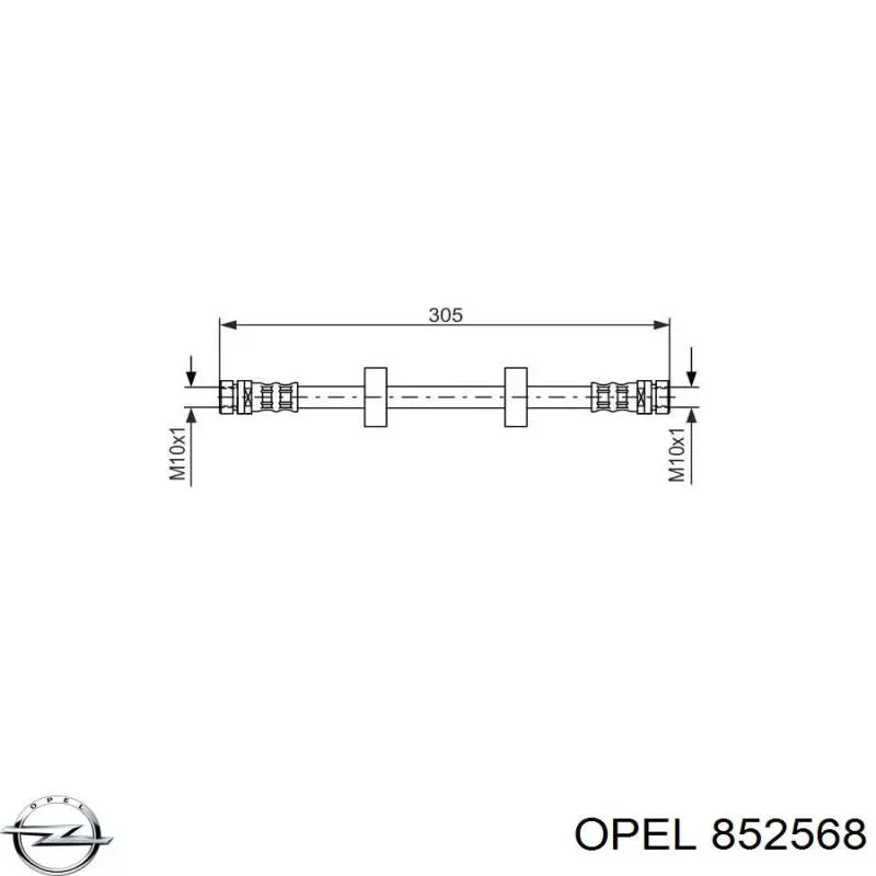  Opel 852568 ціна, від 20.03 USD