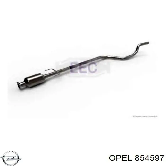 Конвертор-каталізатор (каталітичний нейтралізатор) Opel 854597 ціна, від 209.59 USD