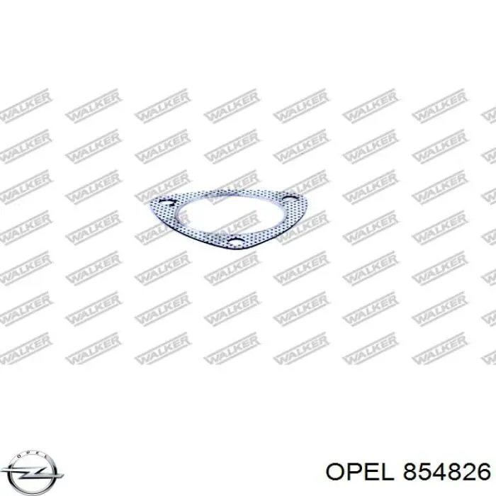 854826 Opel прокладка прийомної труби глушника