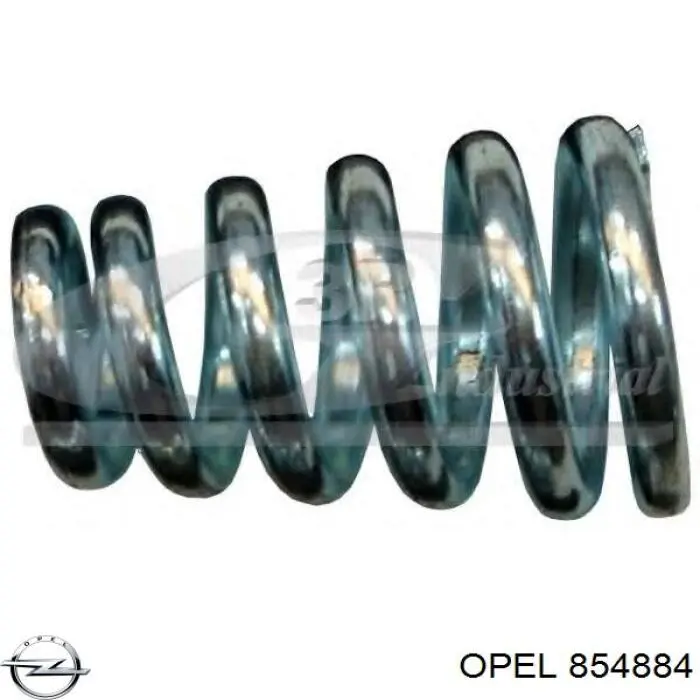 854884 Opel пружина болта кріплення колектора
