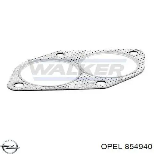 854940 Opel прокладка прийомної труби глушника