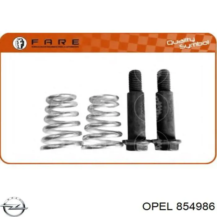 854986 Opel болт вихлопної системи (глушника)