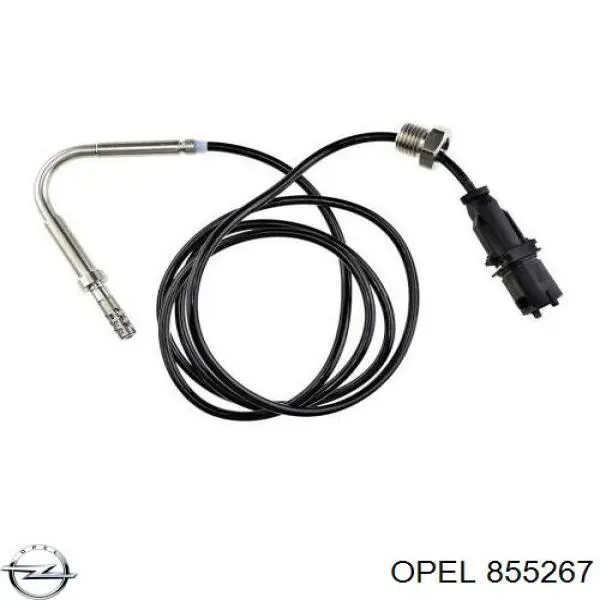 855267 Opel датчик температури відпрацьованих газів (вг, після фільтра сажі)