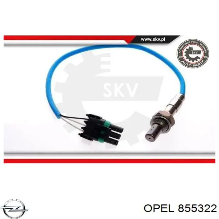 Лямбда датчик кисню Opel 855322 ціна, від 27.14 USD