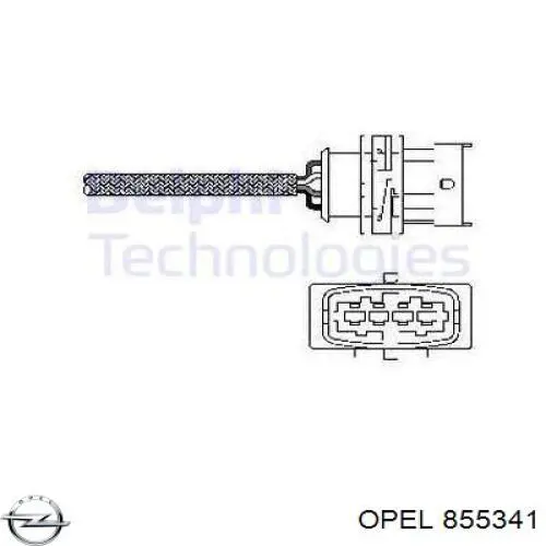 Купити 855341 Opel Лямбдазонд, датчик кисню до каталізатора