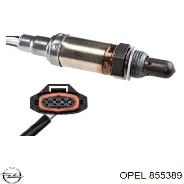 855389 Opel лямбда-зонд, датчик кисню після каталізатора