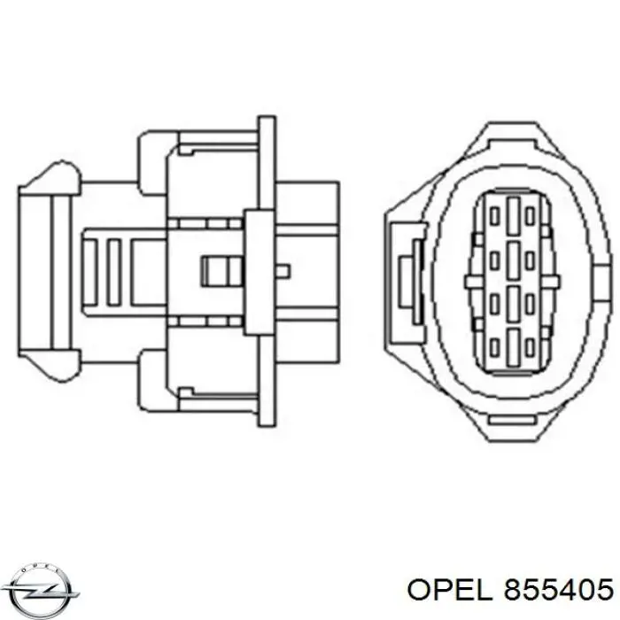 Лямбда-зонд, датчик кисню після каталізатора 855405 Opel