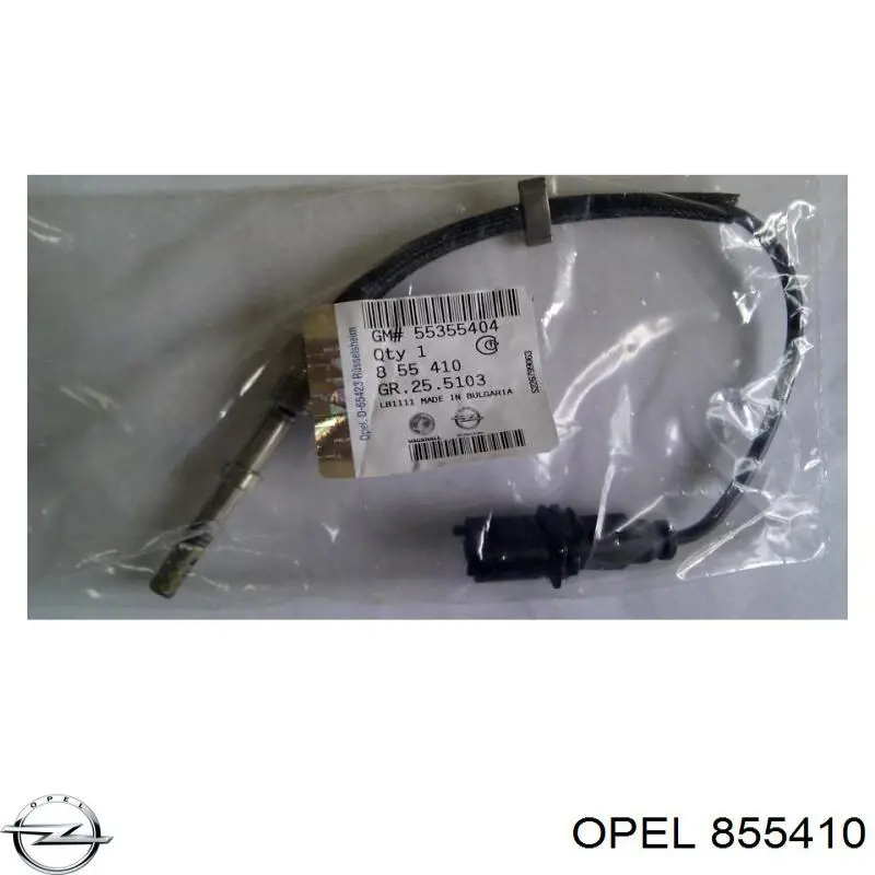 Купити 855410 Opel Датчик температури відпрацьованих газів (ВГ), до каталізатора