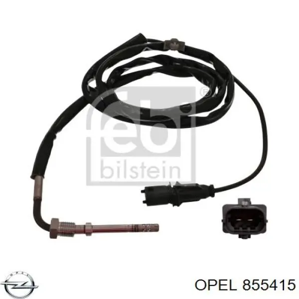 855415 Opel датчик температури відпрацьованих газів (вг, після фільтра сажі)