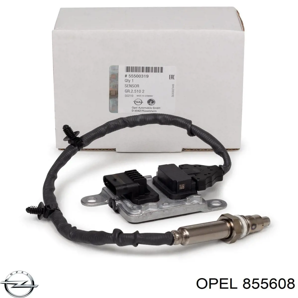 855608 Opel Датчик оксидів азоту NOX, задній