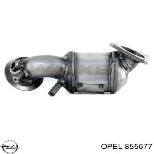 Конвертор-каталізатор (каталітичний нейтралізатор) Opel 855677 ціна, від 719.85 USD