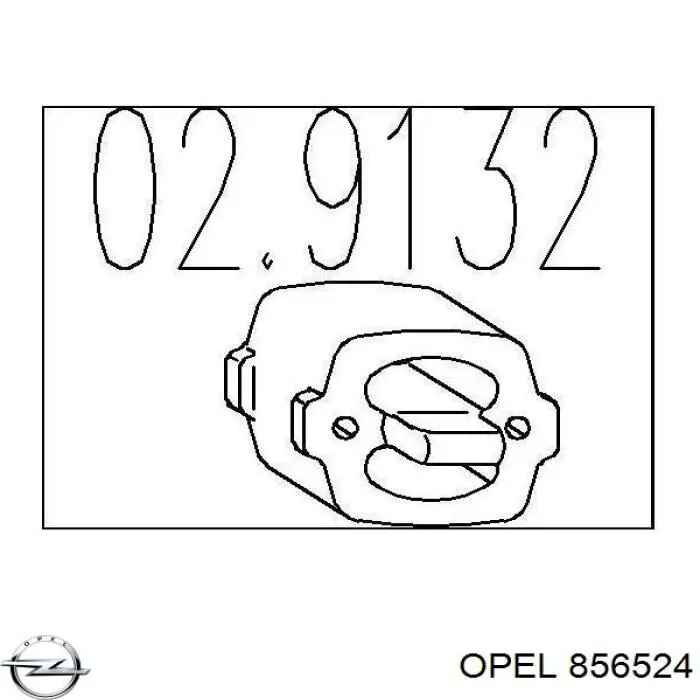 856524 Opel подушка кріплення глушника