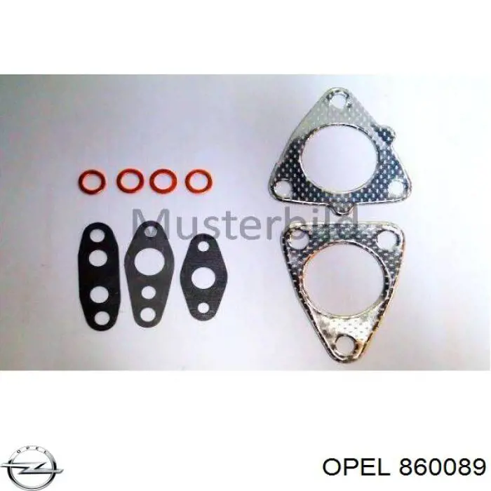 Прокладка турбіни, монтажний комплект Opel 860089 ціна, від 27.84 USD