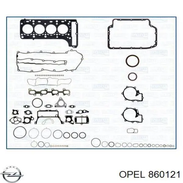 860121 Opel Трубка/шланг подачі масла до турбіни