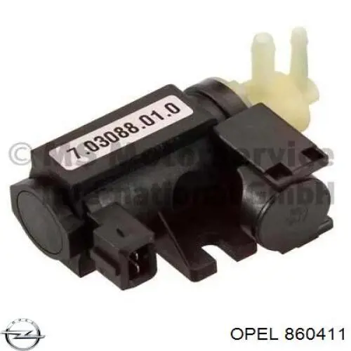860411 Opel перетворювач тиску (соленоїд наддуву/EGR)