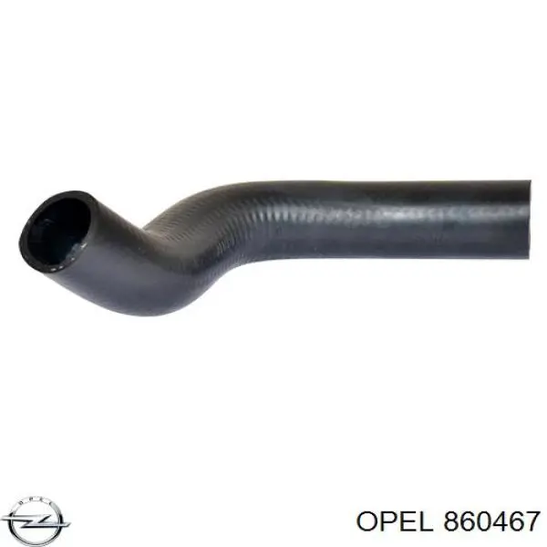 0860467 Opel Трубка, що нагнітається