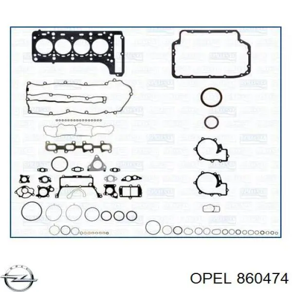 Трубка/шланг подачі масла до турбіни 860474 Opel