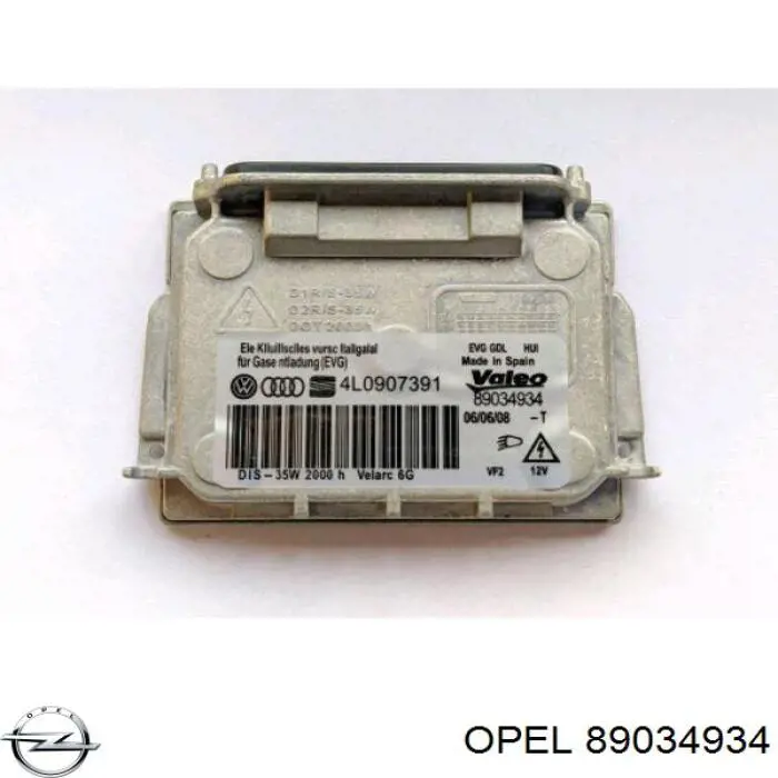 Купити 89034934 Opel Блок управління фарами