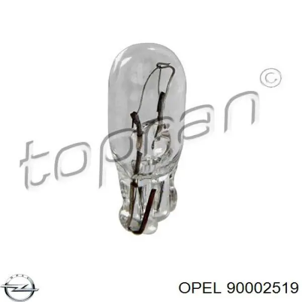 Лампочка щитка / панелі приладів Opel 90002519 ціна, від 0.28 USD