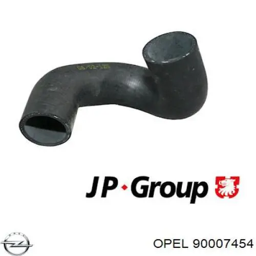 90007454 Opel Патрубок системи охолодження