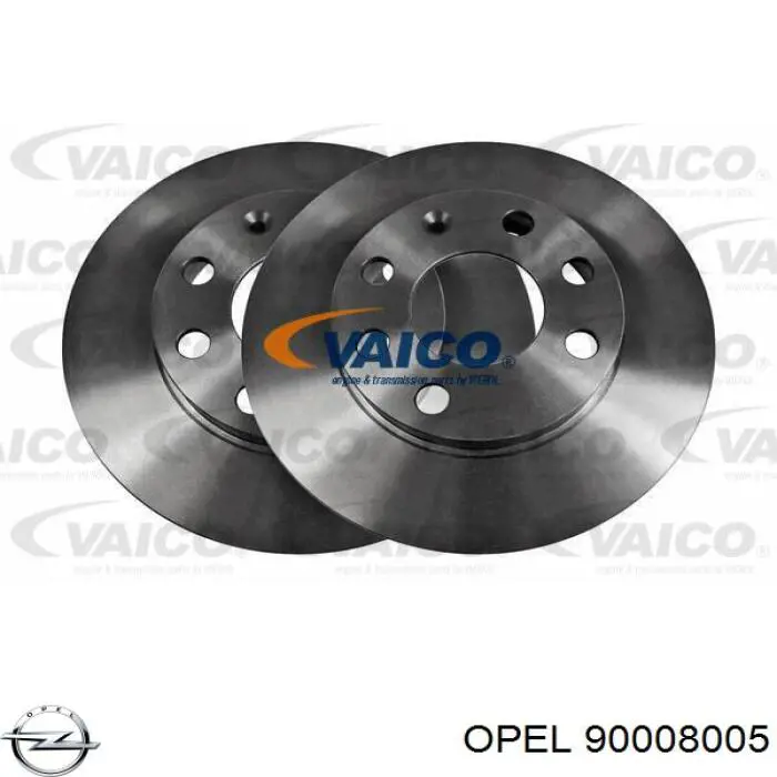 90008005 Opel Гальмо дискове переднє