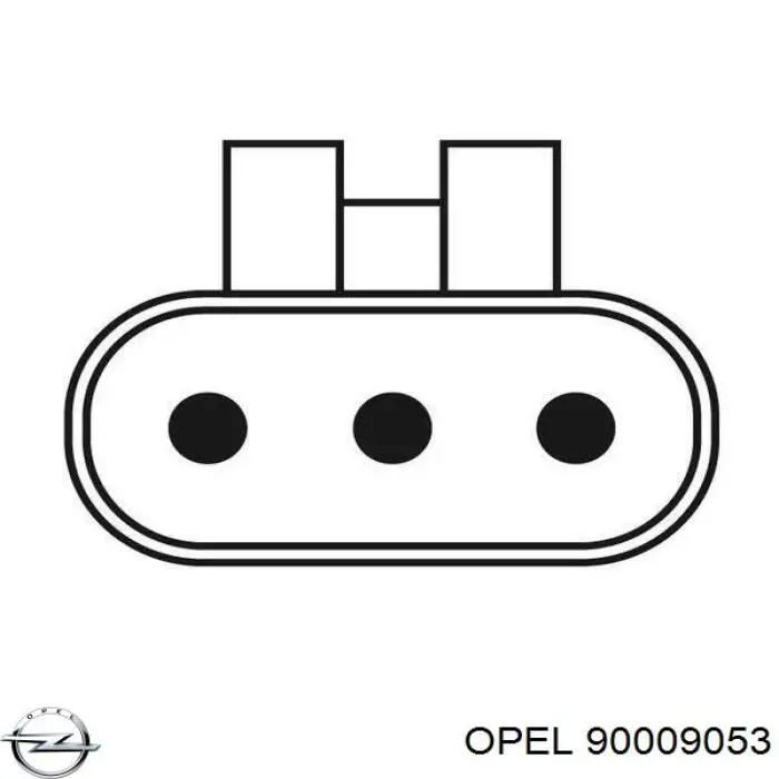 90009053 Opel лямбдазонд, датчик кисню до каталізатора