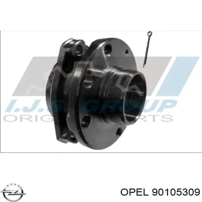 Гайка маточини передньої Opel 0374011 ціна, від 2.15 USD